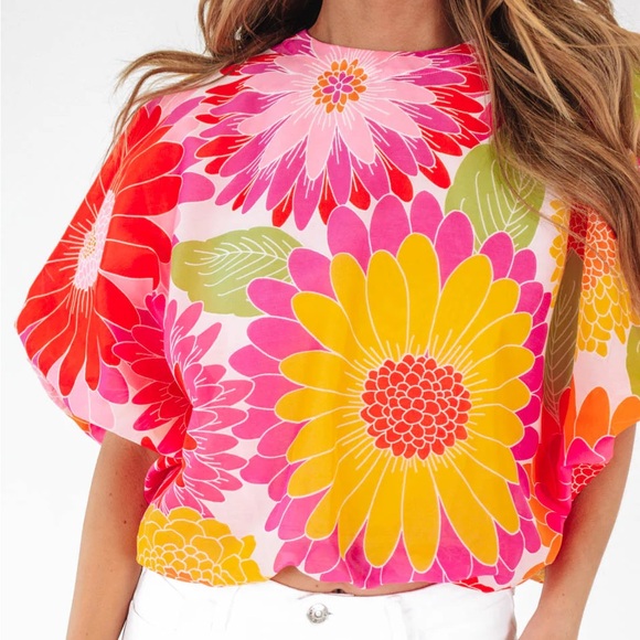 J Marie Bubble Top - Picture 2 of 4